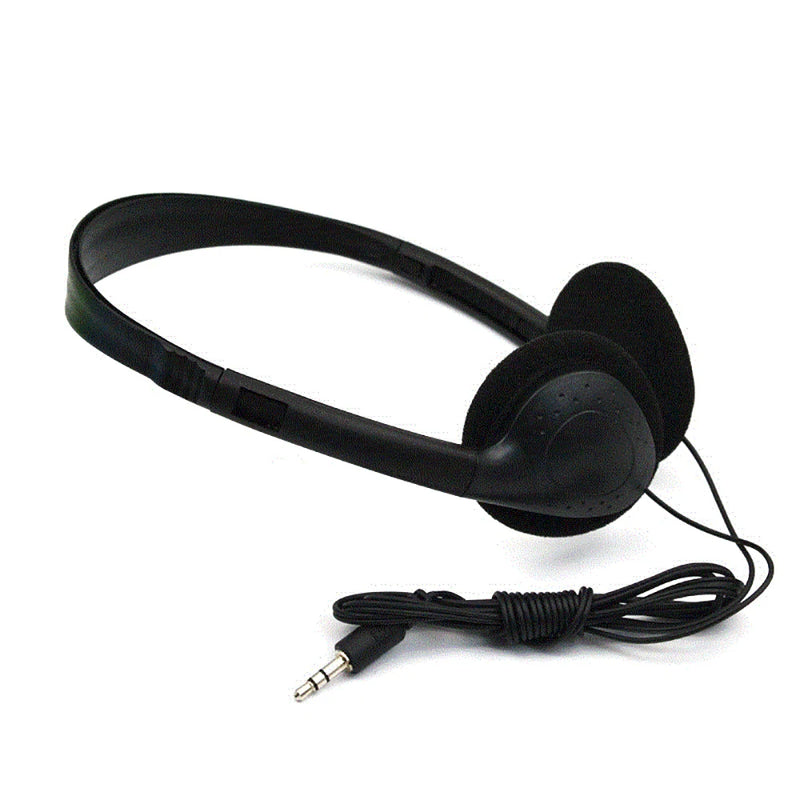 1pcs Universal 3.5mm Wired Computer Headphone No Microphone Gaming Headset Noise Canceling Sports MP3 Earphone Wired Stereo
