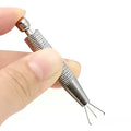 4 Claws Pick - up Tool Jewelry Beads Diamond Gems Prong Holder Tweezer Catcher Grabber Stainless Steel - Visuel 2 | SAMAG