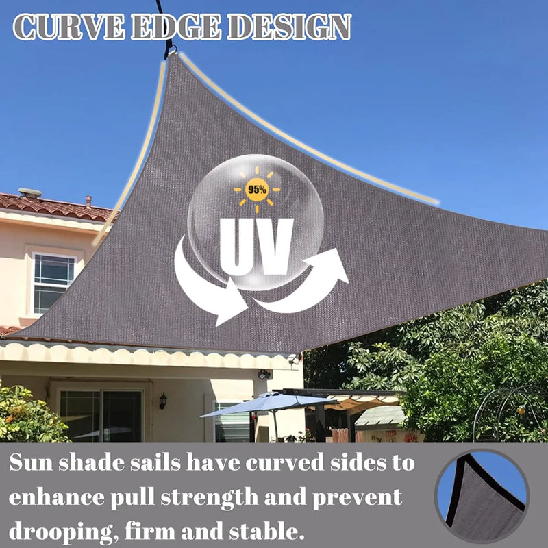 Waterproof Sun Shade Sail Canopy Rectangle UV Block | SAMAG