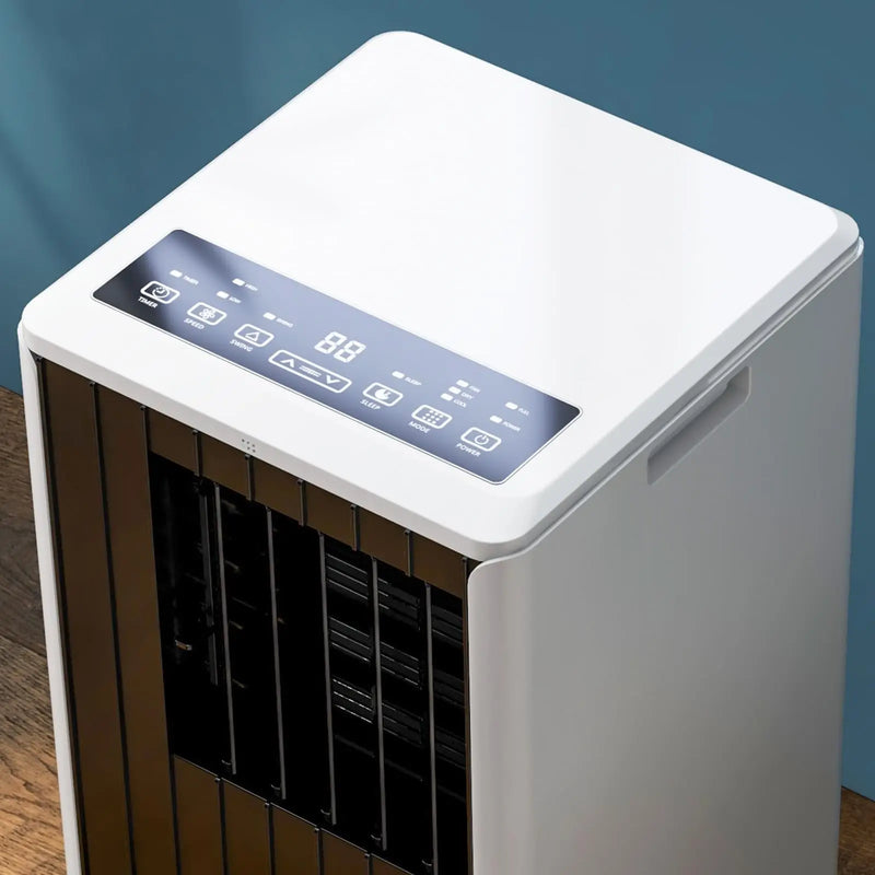 8000 BTU Air Conditioner Portable for Room up to 350 Sq. Ft, with Remote Control, Powerful Cooling, White