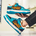 Fashion Blue Designer Skateboard Shoes Men Streetwear Hip | SAMAG