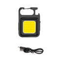1-5PCS Mini 1500LM LED Flashlight Work Light Portable Pocket Flashlight Keychains Torch USB Rechargeable For Outdoor Camping