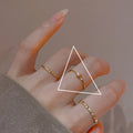 925 Sterling Silve Love Heart Hollowed Out Ring For Women Girl Extremely Fine Korea Ins Jewelry Gift Dropshipping