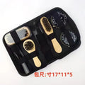 1set Leather Shoes Polish Set Brush Cleaning Kit Keep Shiny Clean Tools for Leather Shoes Care Kit Portable for Boots Sneakers