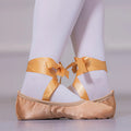 Satin Ribbon Ballet Shoes Soft Sole for Adults Kids Girls Women Yoga Belly Dance Practice Slippers Cat Claw Dance Shoes