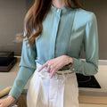 Autumn Long Sleeve Chiffon Blouse Shirt Women Blusas - View 7 | SAMAG