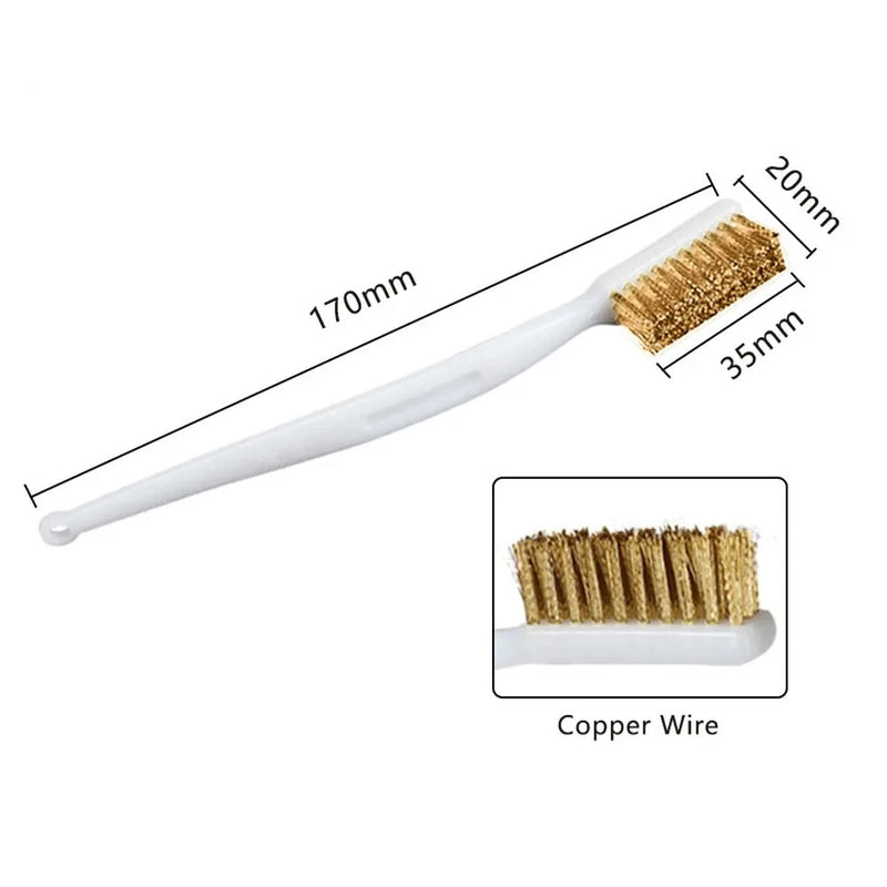 3D Printer Tool Nozzle Brush Copper Wire Toothbrush Cleaning Nozzle Heating Block Hotend Hotbed Cleaner Derusting Accessories