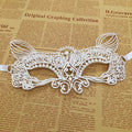 1pcs Hot Sale White Sexy Lace Half Face Masks Various Styles Halloween Masquerade Party Dance Mask Costume