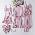 White Silk Pajamas Set Women Bride Wedding Robe Nightgown | SAMAG