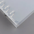 A6 Frosted Loose-Leaf Binder Folder Premium PP File Folder Semi Transparent Elastic Band Office Supplies for School Business