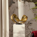 Modern Golden Entrance Hall Handicrafts Creative Simple Abstract Decorative Gifts Living Room Luxury Art Home Decorations