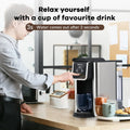 3-in-1 Single Serve Coffee Machine with 6, 8, 10 Oz Cup Options, Compatible with K-Cup Pods, Instant Coffee Brewer and Tea Maker