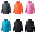 JNLN Men Women Hiking Jackets Waterproof Sun Protective Windbreaker Unisex Camping Climbing Outdoor Rain Coat Portable Clothes