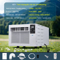 Portable Outdoor Air Conditioner Mosquito Net Air Conditioner 1876 BTU Indoor Dormitory Portable Drainless Tent Mini Air Conditi