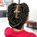 Full Lace Bantu Braided Wigs Synthetitc Short Handmade Knotless Braided Lace Wig Short Cornrow Braids Wigs for Black Women