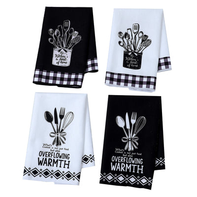 Funny Kitchen Dish Towel Set Absorbent Quick Dry Cloth | SAMAG