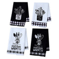 Funny Kitchen Dish Towel Set Absorbent Quick Dry Cloth Dish Tea Towels Reusable Bar Hand Dishcloths Decor for Home Supplies
