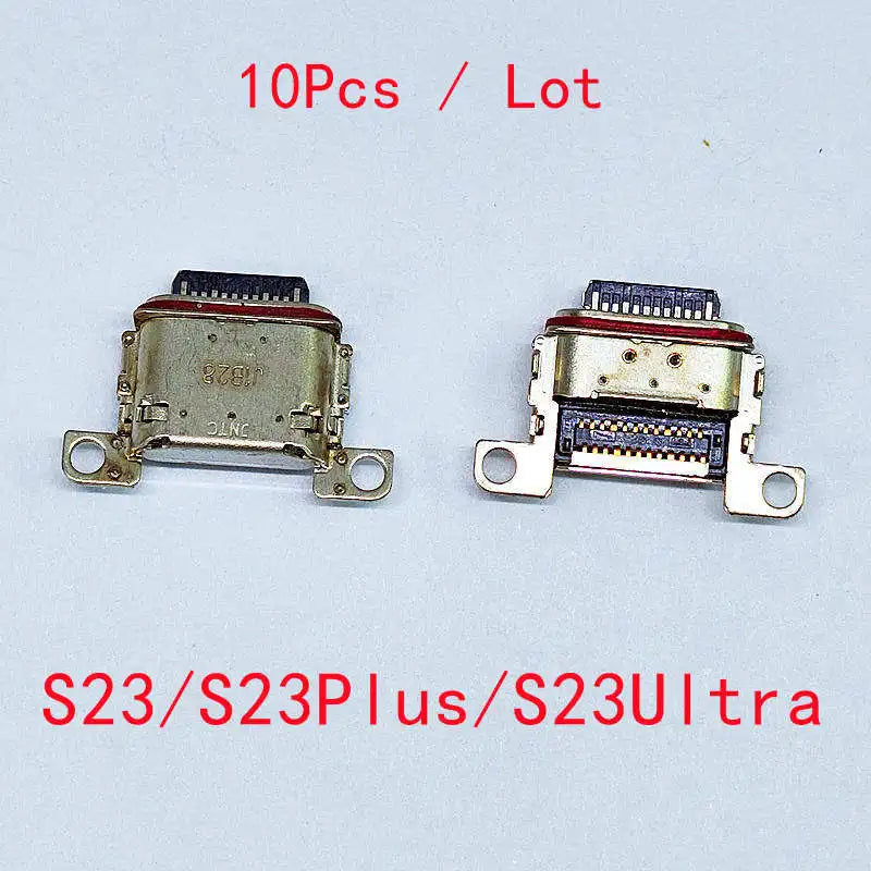 10pcs For SamSung Galaxy S24 S23 S22 S21 S20 Plus Ultra A22 A12 A11 A51 A71 A52 A72 A73 A03S USB Charging Port Charger Connector