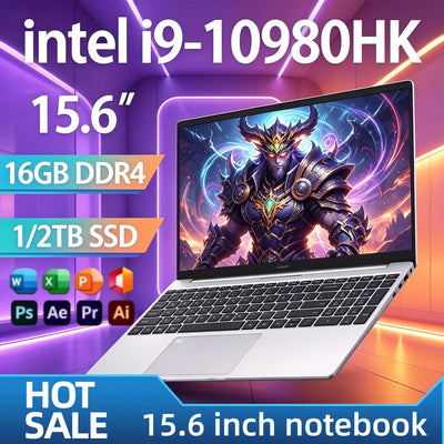 Intel Core i9 10980HK 15.6 Gaming Laptop 8C16T 2.4 5.3GHz | SAMAG