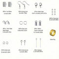 1set/1box Deluxe Jewelry Making Starter Kit，Comprehensive Earrings, Necklace Findings, DIY Plier Tools Set for Jewelry Repair