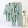 Sleepwear Men's Pajamas and Robes Male Couple's Set Pure Oversized Home Wear Spring Autumn Pajama 2pcs