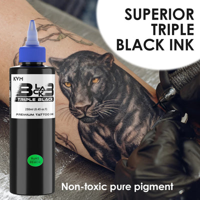 8oz Professional Black Tattoo Ink Pigment Body Art | SAMAG