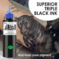 1Pcs 8oz Professional Black Tattoo Ink Pigment Body Art Tattoo Ink Permanent Makeup Beauty Paints for Body Tattoo Accessories