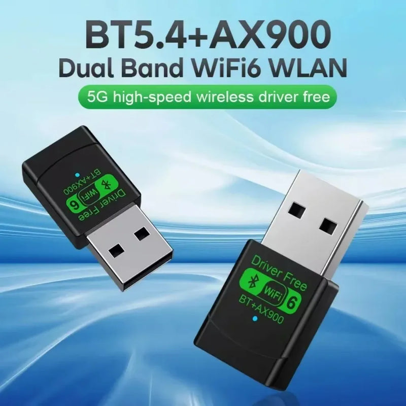 KEBIDUMEI AX900 USB WiFi 6 Bluetooth 5.4 Adapter 2in1 Dongle Dual Band 2.4G & 5GHz Network Wireless Wlan - Visuel 2 | SAMAG