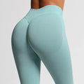 Seamless Fitness Pants Women's High Waist Yoga Leggings  High Stretchy Butt Lifting Breathable Sports Tights Women Gym Leggings