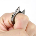 3pcs Women's Anti-wolf Men's Single Finger Buckle Carry Defense Spikes Finger Tiger Self-defense Cat Ear Ring Window Breakers
