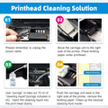 110ml Printhead Cleaning Kit SIKEZHAN Liquid Cleaner Solution Set for All Inkjet Printers Unclog Clogged Nozzle Tools