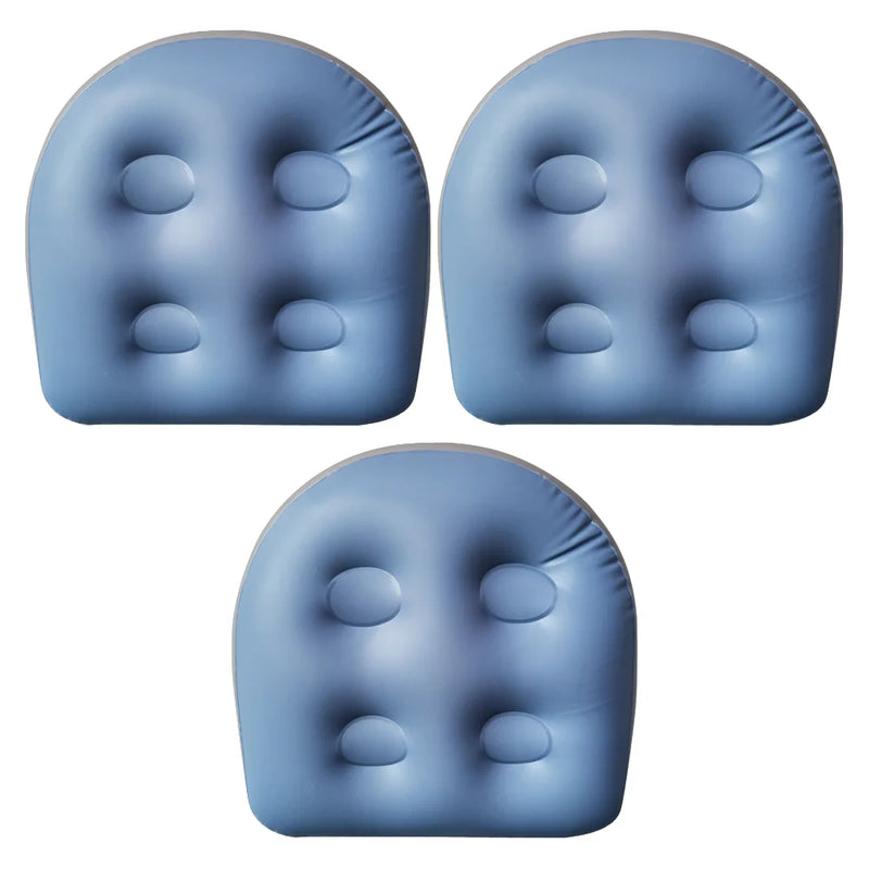SPA Inflatable Cushion Tub Anti-Hemorrhoids Inflatable Seat Bath Pad Backrest Hip Massage Support with Suction Cup Pool Bath Mat