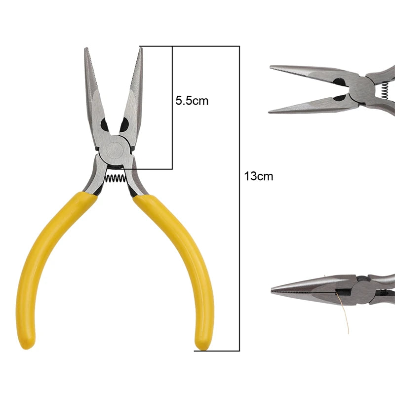 Multifunctional Hand Tools Jewelry Pliers with round Nose End - Cutting Wire Tool for DIY Handmade Jewelry Making Accessories