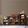 45CM Waterproof wall sticker striped grille self-adhesive bedroom living room TV background wall wallpaper home decoration