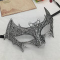 Women's Sexy Half Face Animal Lace Party Mask for Halloween Masquerade Cosplay Party Supplies Ladies Anime Eye Masks Silver