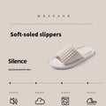 Men's open Toed Slippers Autumn and Winter Indoor Anti slip Breathable Bedroom Silent Couple's home Shoes for Srping and Autunm