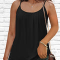 Plus Size Women's Casual Sleeveless Loose Fit Tank Top Soft Lightweight Summer Camisole
