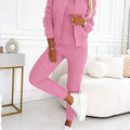 Autumn Three-Piece Set Women's Suit Striped Tape Patch Buttoned Jacket + Tank Top + Pants Sets Lady Sportswear Casual Tracksuits