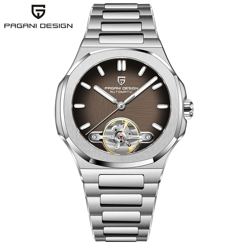 2026 New PAGANI DESIGN Skeleton Tourbillon Men's Watches Top Luxury Automatic Watch For Men Sporty Elegant Mechanical Wristwatch
