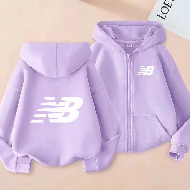 New Children's Sport - style Zipper Hooded Sweatshirt - View 8 | SAMAG
