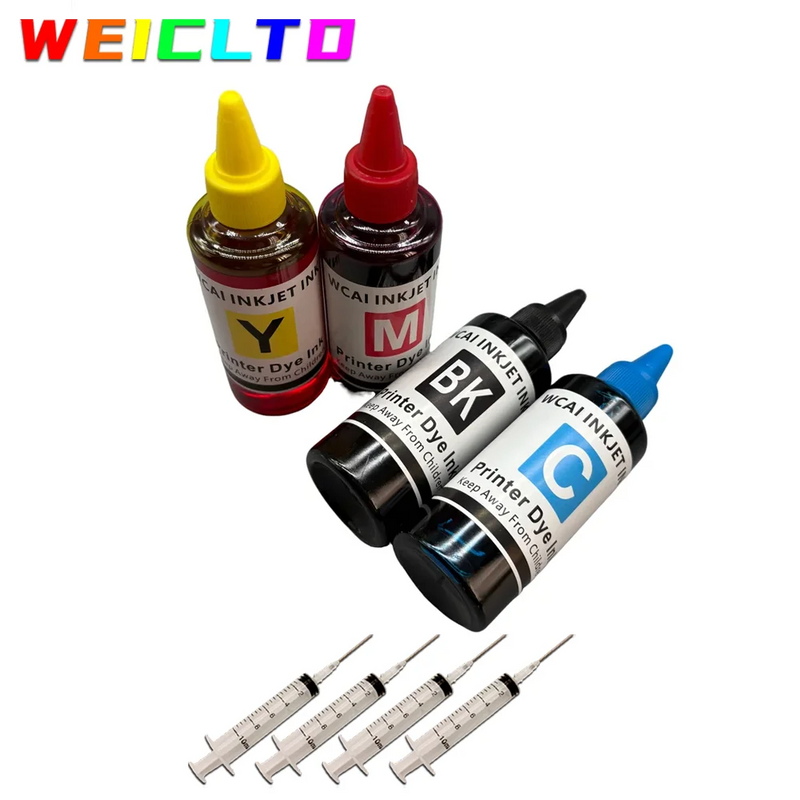 LC223 LC227 LC225 LC203 LC263 100ml Refill Dye Ink for Brother DCP-J4120 MFC-J4420 J4620 J4625 J5320 J5620 J5625 with syringe