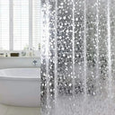 Bathroom Shower Curtain Transparent Lining Waterproof | SAMAG