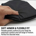 Stab-Proof Vest, Puncture Protection, for Tactical Vests, Security Self-Defense Stab-Proof Vest, Concealed Inner Wear