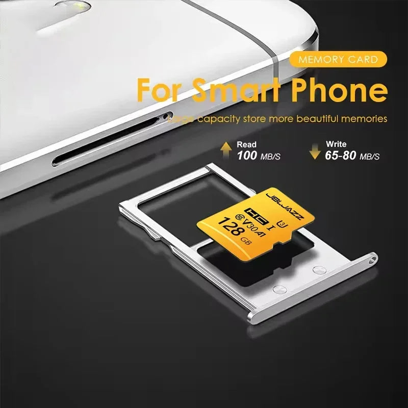 100% Original Micro TF sd Card 16GB 32GB 64GB 128GB 256GB SD Memory Card Class10 SDXC U3 4K TF Card for Sony Drone Phone