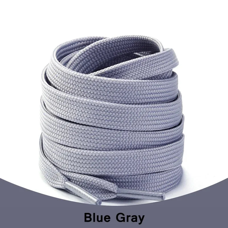1Pair Solid Flat Shoelaces Sneakers Canvas Shoe laces Women Men Shoelace 21Colors Width 0.8cm Classic Laces for Shoes Strings