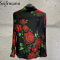 Seifrmann Casual printed two-piece lapel long-sleeved | SAMAG
