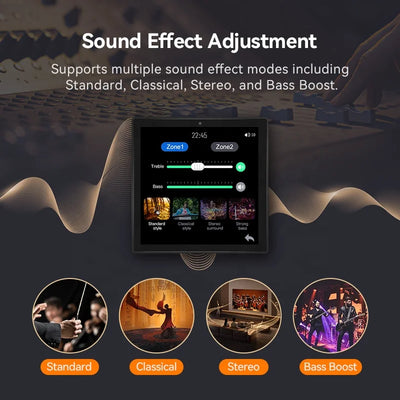 Home Bluetooths Wall Amplifier 2 Zone Audio Background | SAMAG