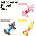 Soft Plush Dog Squeaky Toy Bite Resistant Molar Chew Doll Interactive Sound Pet Toy Puppy Anxiety Relief Boredom Relief Companio