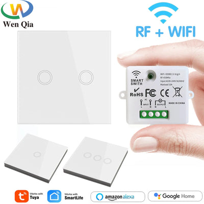 Mini WIFI Smart Light Switch Tuya Life APP Wall Panels | SAMAG
