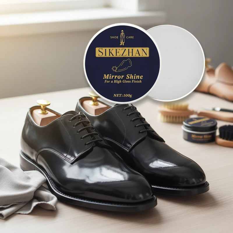 Premium Shoe Cream Leather Conditioner & Polish - Waterproof Protection for Men's Women's Leather Shoes Boots Bags Care Kit